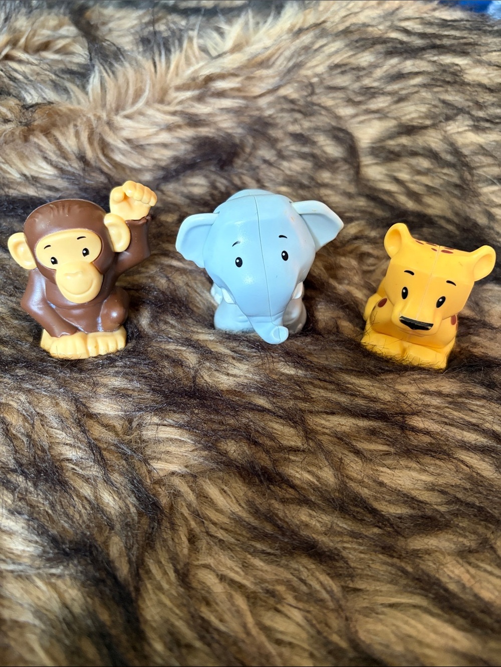 Fisher-Price Little People Animals Habitat Safari Zoo Toy Elephant Monkey Cheeta